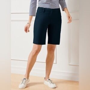 Talbots Womens The perfect 9 1/2 Bermuda shorts navy size 16P